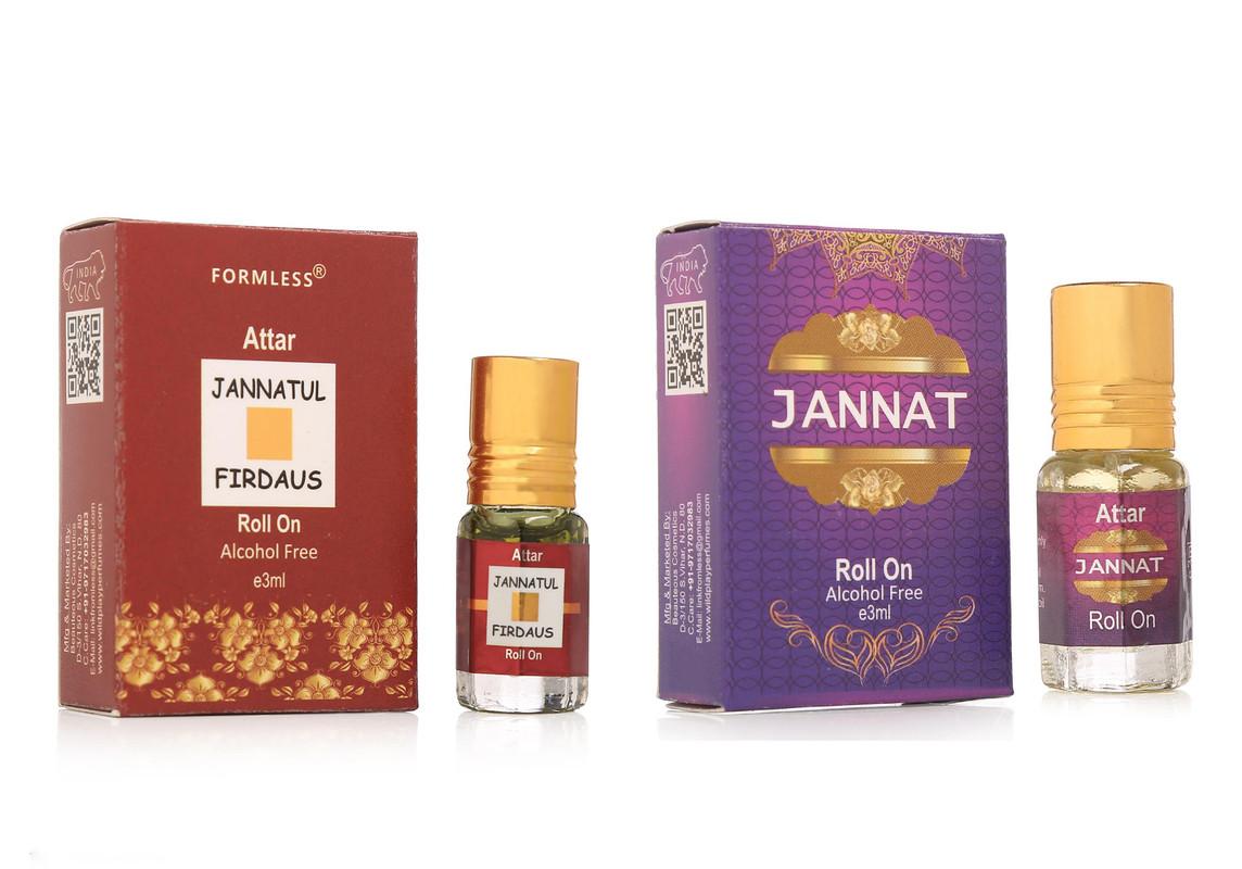Jannat 3ml Attar 1pc. And Jannatul Firdaus 3ml Attar 1pc. - NG Fiora