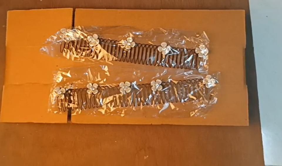 Hair Finishing Fixer Comb Clip Pack of 2 - NG Fiora