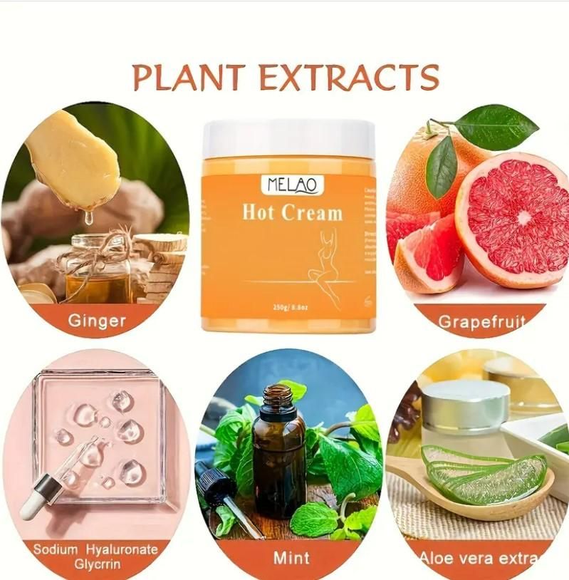 Body Care Hot Cream for Soothing Skin 250gm - NG Fiora