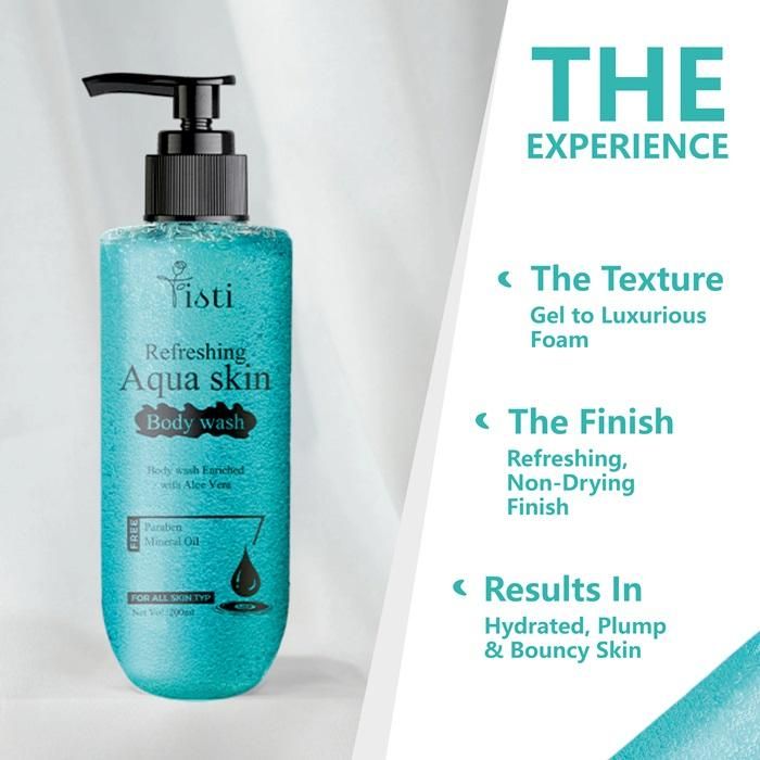 Tisti Aqua Skin Body Wash 200ML - NG Fiora